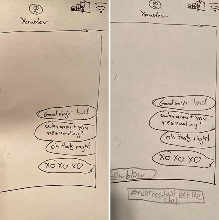 45. My Husband Took Our Almost 13-Year-Old Son's Phone Away For The Day Yesterday. Of Course, My Husband Had To Slide This Under His Door Last Night