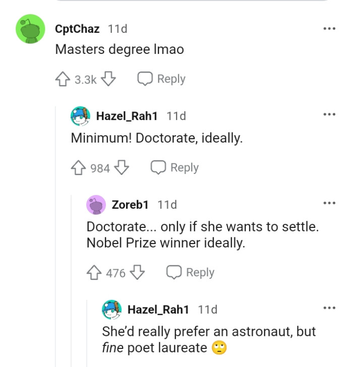 Out of the hundreds of comments the Reddit post generated, we've gathered a bunch of the topmost ones for you to read through below