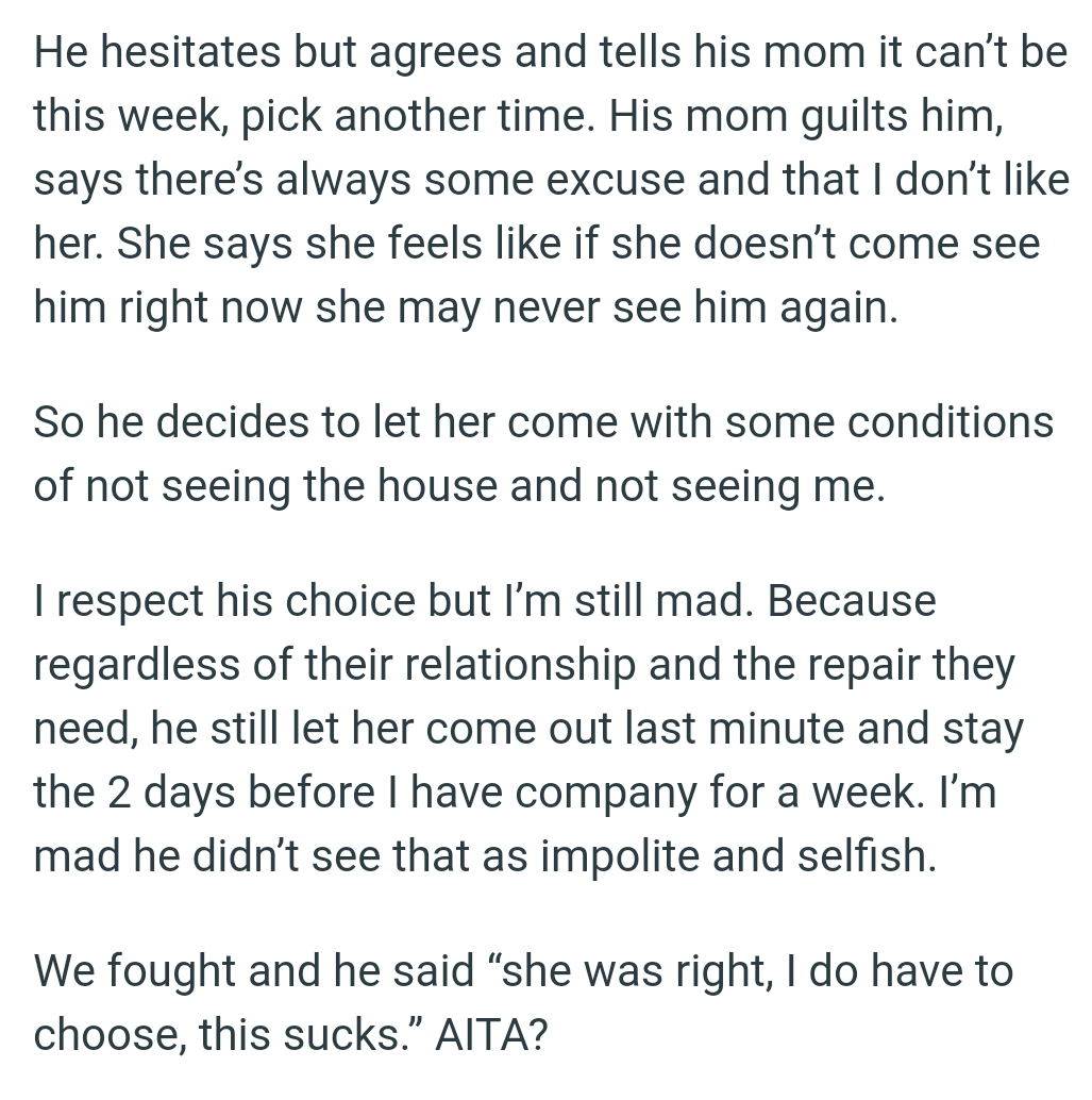 MIL Feels Like If She Doesn’t Come See Him Right Now, She May Never See Him Again