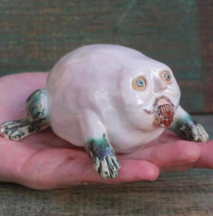 25. I present to you this fabulous ceramic frog figurine… enjoy