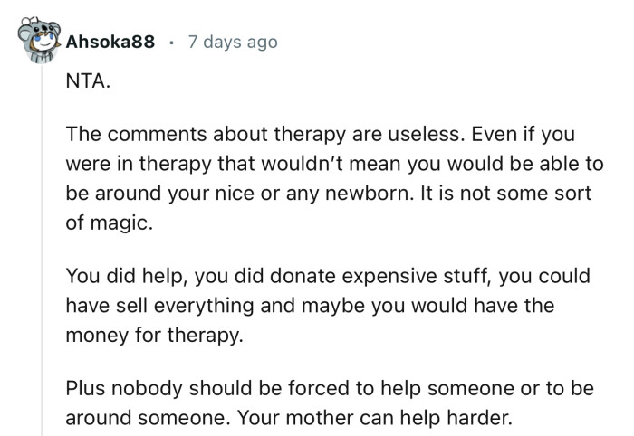 “Nobody Should Be Forced to Help Someone or to Be Around Someone.”