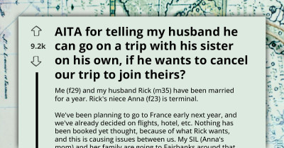 Woman Upset That Husband Would Rather See Northern Lights With Terminally Ill Niece Instead Of Going With Her To France