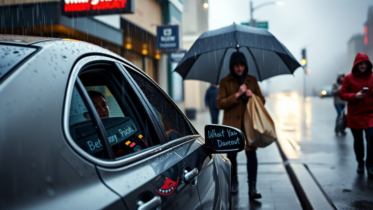 Feeling Guilty for Ordering Curbside Pickup in a Downpour: AITA?