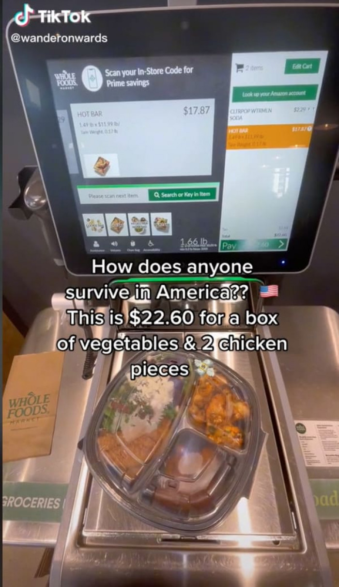 $22 is quite expensive for this one meal, though it doesn't even look all that fantastic.