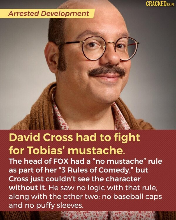 1. Tobias from Arrested Development