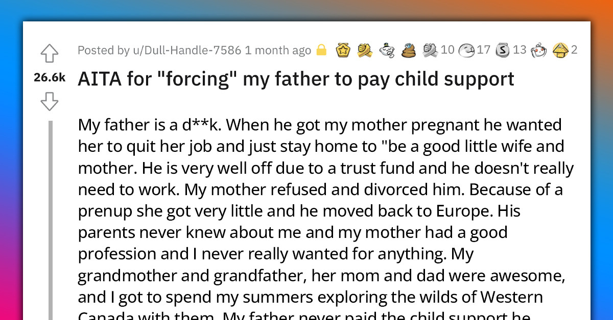 Man Who Abandoned His Daughter Without Paying Child Support Gets Taught A Lesson Years Later