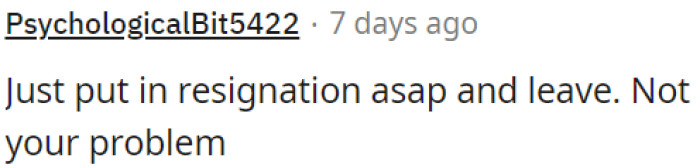 It's not OP's concern.