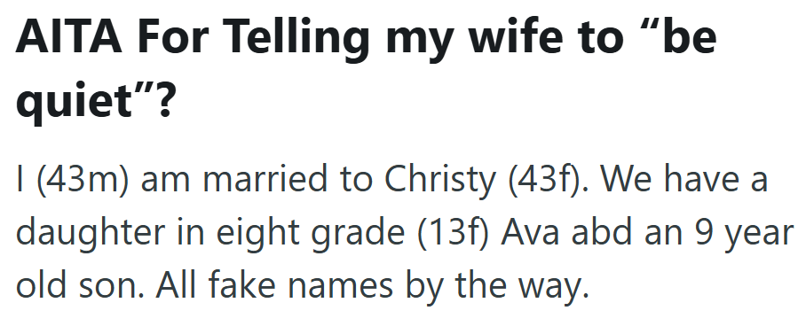 Just an ordinary family—until one simple disagreement turns into something much bigger.