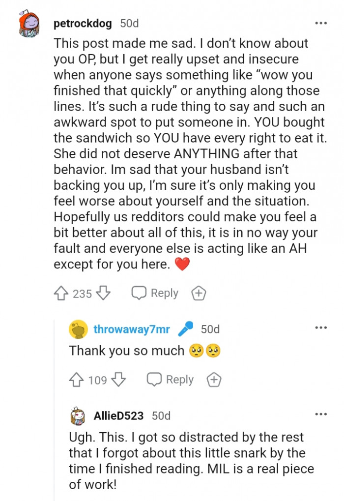 You have every right to eat it