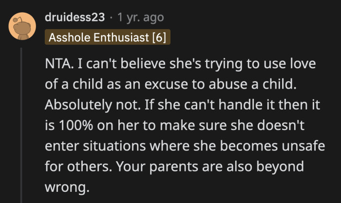 It's Also Inexcusable How Kate Invalidated OP's and May's Mother-Daughter Relationship