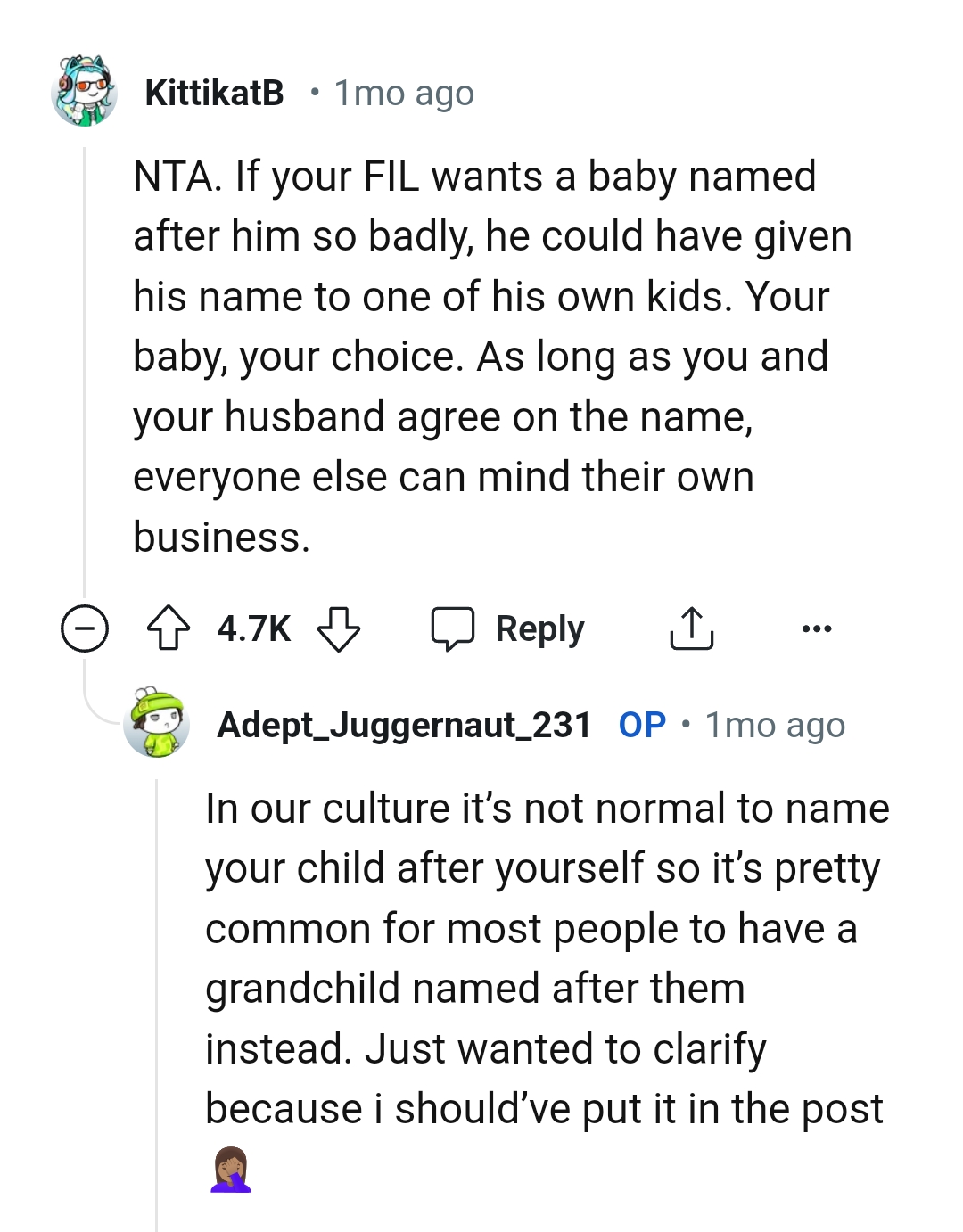 As long as the name is agreed upon