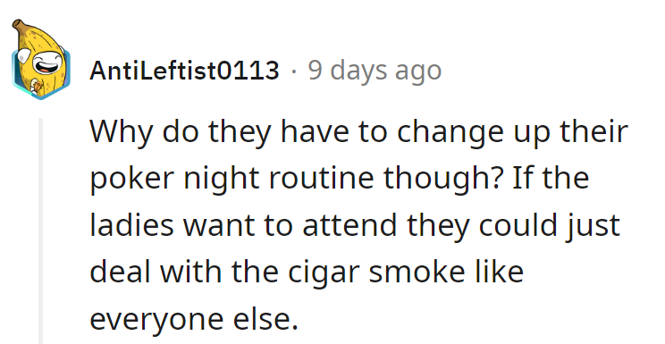 Seems like the stakes got higher with the addition of the ladies! Time to ante up and clear the air.