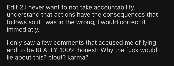 OP eventually added a second Edit to clarify matters further.