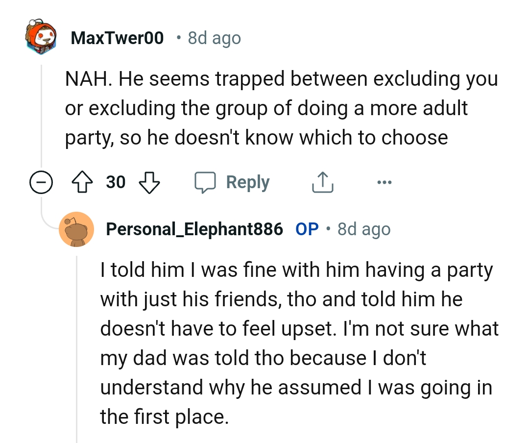 He doesn't know which to choose