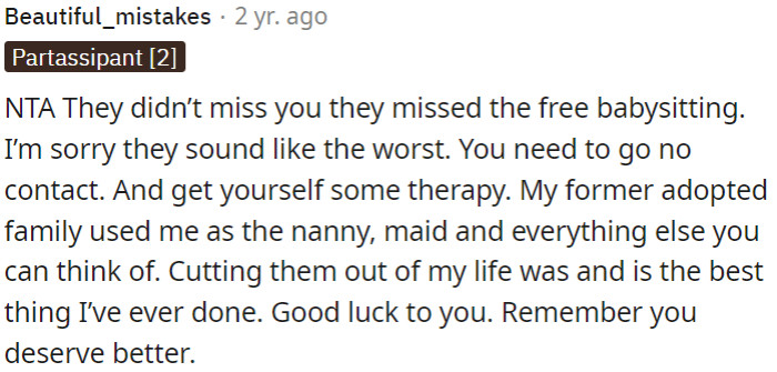 OP deserves better in life.