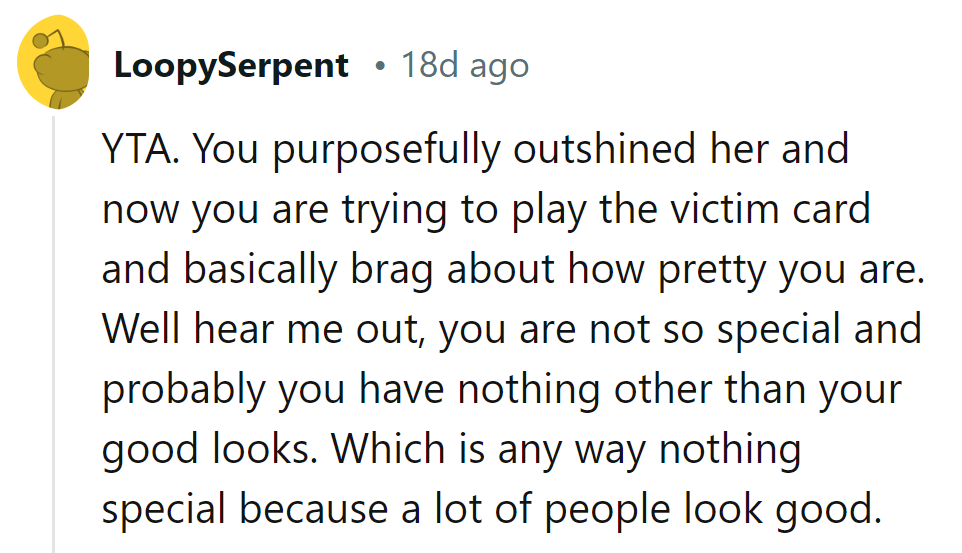 Looks like someone's holding a spotlight grudge!