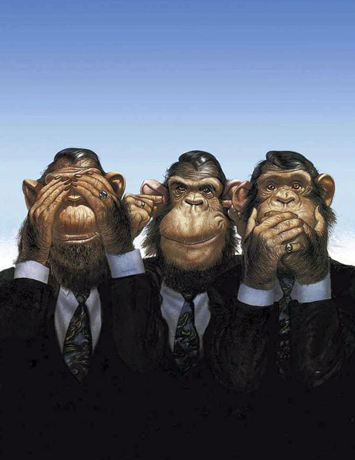 2. See Nothing, Hear Nothing, Say Nothing