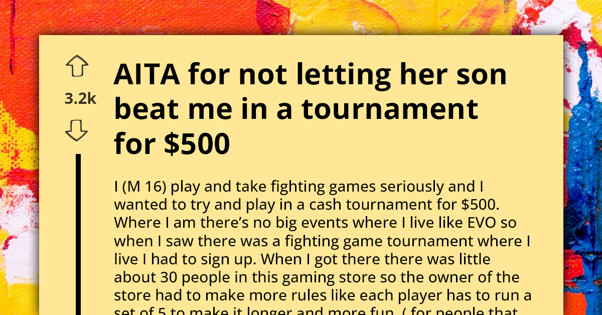 Entitled Mother Throws Tantrum When Player Refuses To Let Her Destructive Son Win Fighting Game During $500 Competition