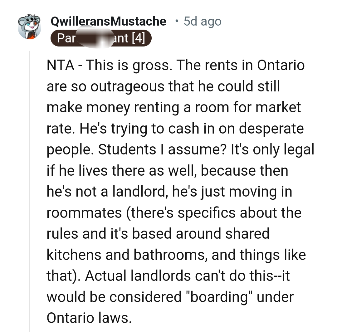 It can only be legal if OP's brother lives there as well