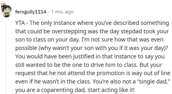 Oops, seems like there's a YTA flood here.