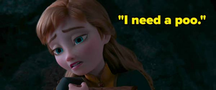 12. ...as well as this tense moment in Frozen 2 during an emotional scene: