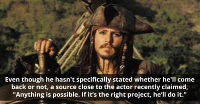 Disney Studios Breathe A Sign Of Relief As Johnny Depp Makes His Return As Jack Sparrow In The Pirates Of The Caribbean 6