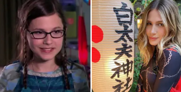 2. Erin Sanders as Quinn Pensky from Zoey 101.