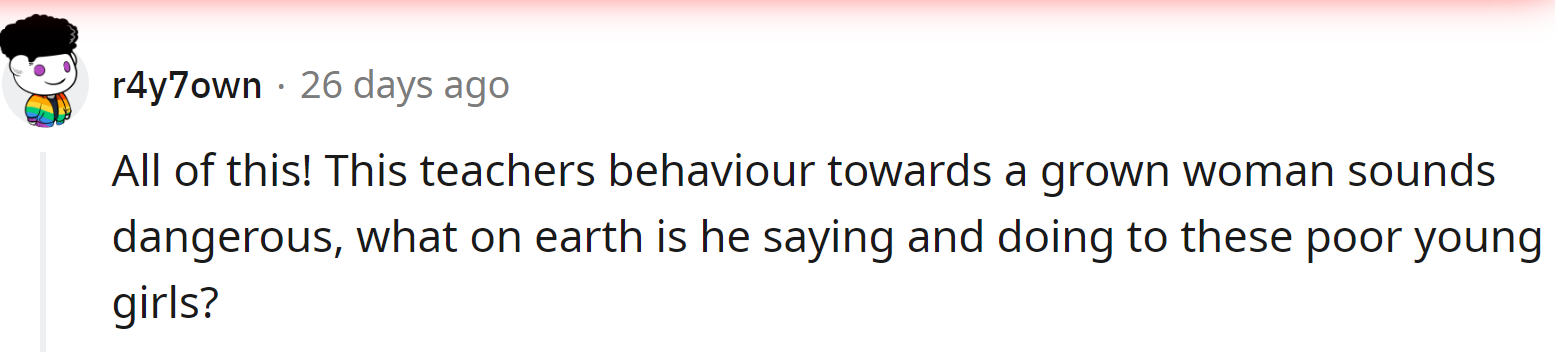 He even seems dangerous.