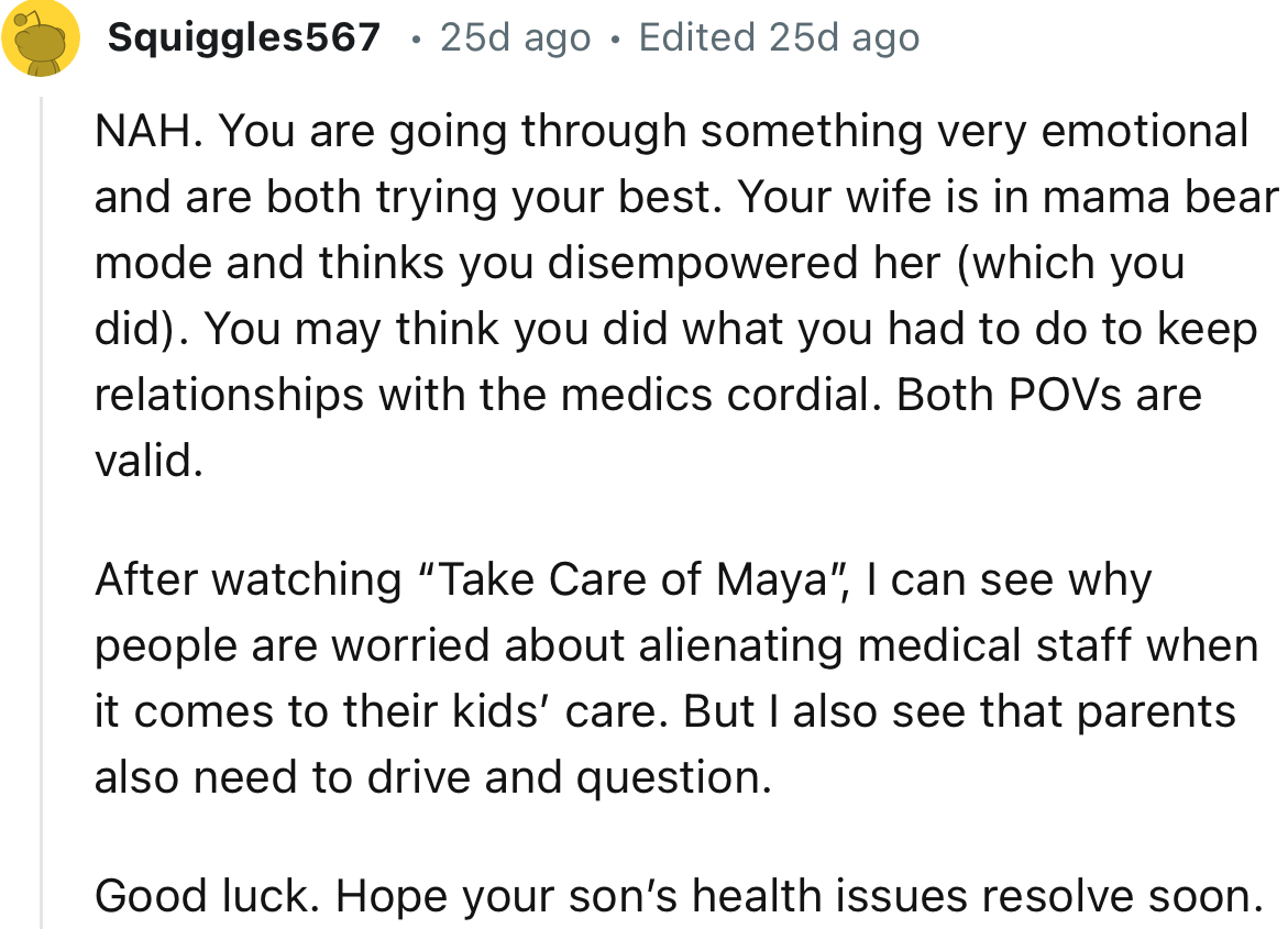 “Your Wife Is in Mama Bear Mode and Thinks You Disempowered Her.”