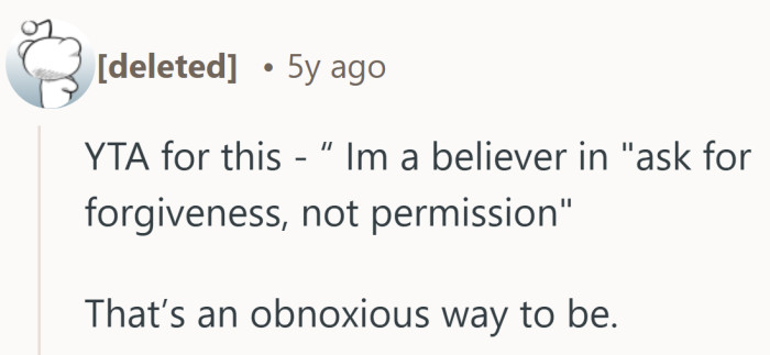 “Ask for forgiveness” works great until the entire holiday decides it’s not in a forgiving mood.