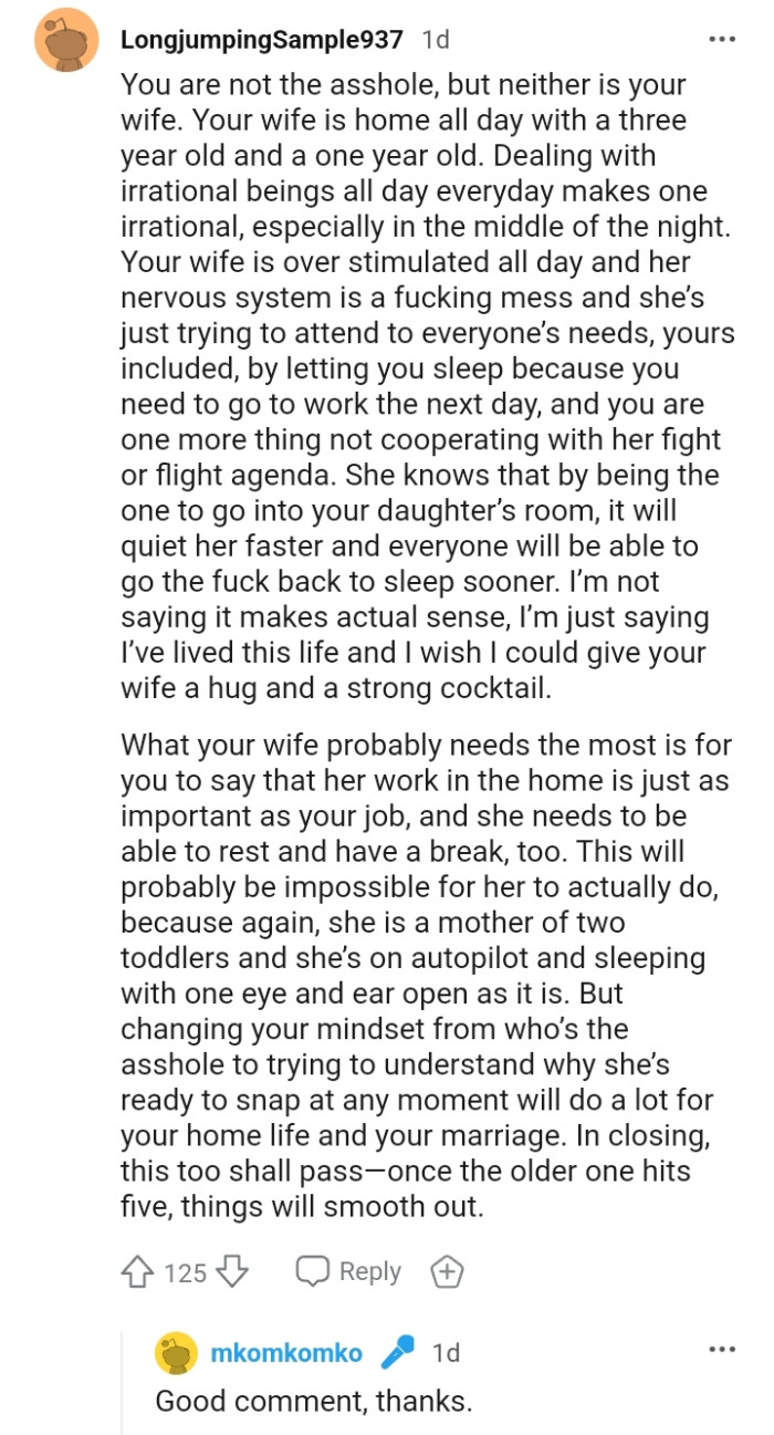 The OP is not the AH, and neither is his wife