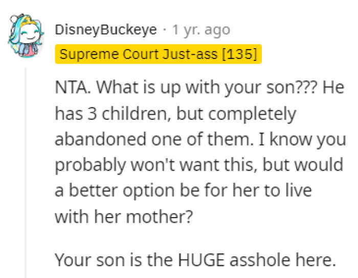 What's up with the son??