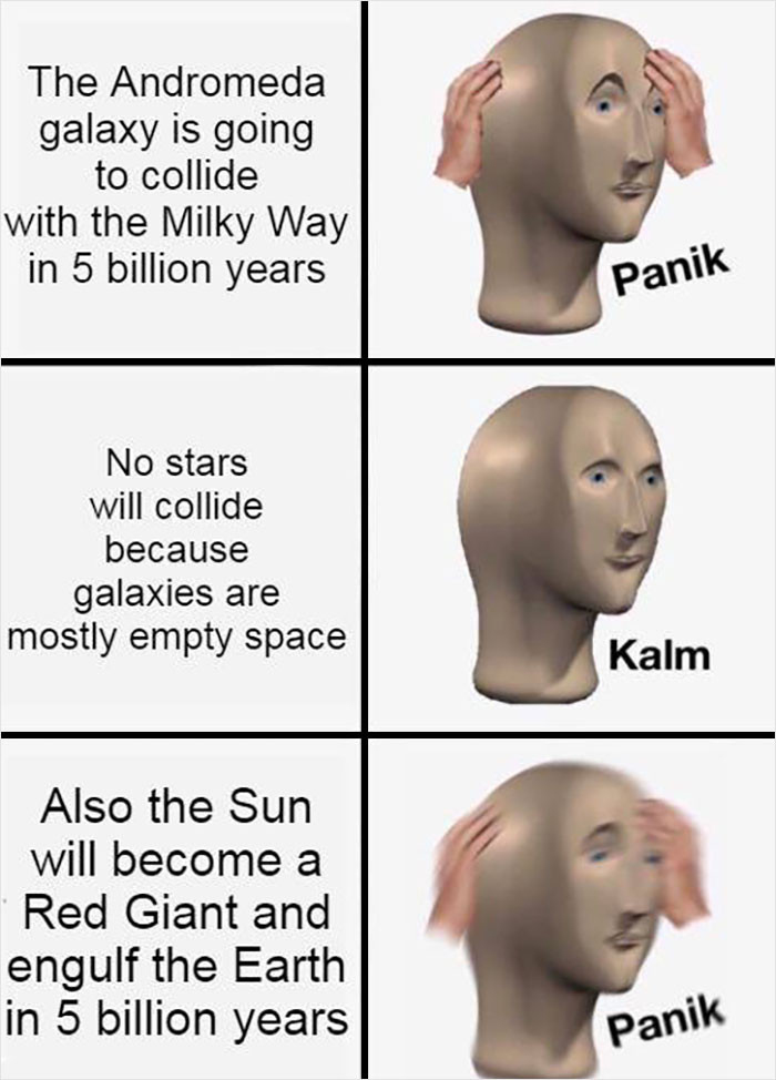 26. Stars will collide because galaxies are mostly empty space