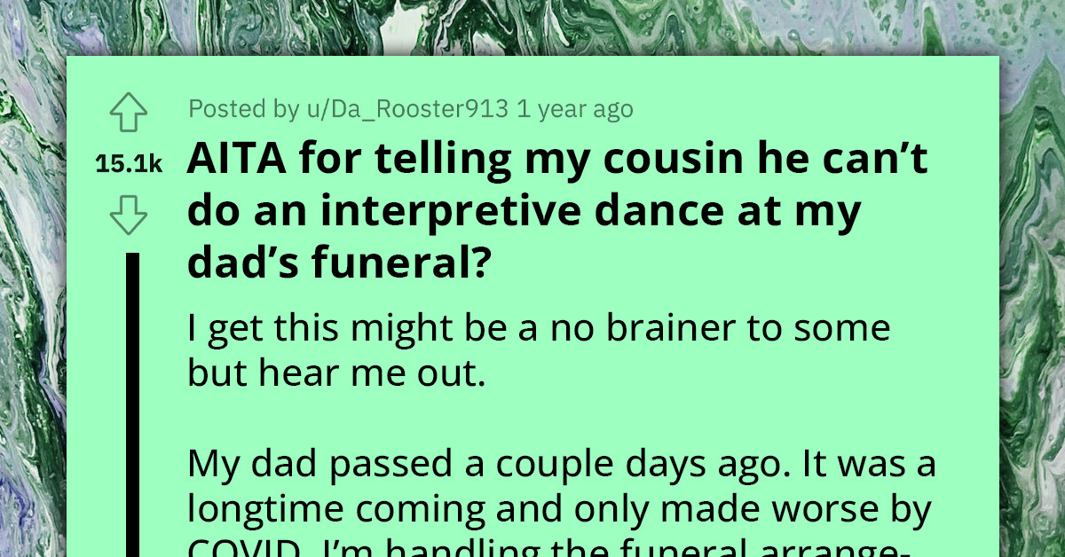 Bereaved Son Stunned At His Neurodivergent Cousin's Request To Perform A "Candle In The Wind" Interpretative Dance At His Father's Church Funeral