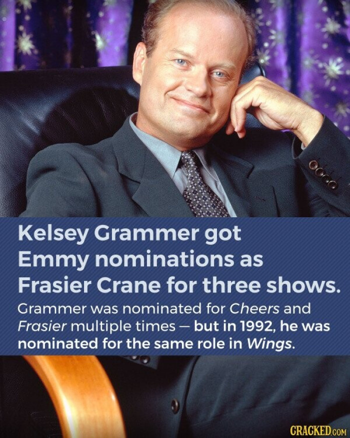11. Frasier Crane and Emmy Nominations