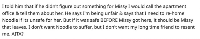 It was safe before Missy came here