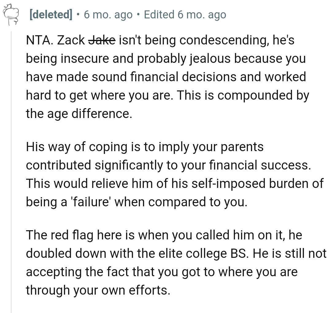 This is compounded by age difference