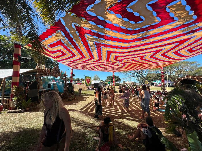 "I Make Shade Canopies For Festivals, And I Think This One Was Pretty Dope"