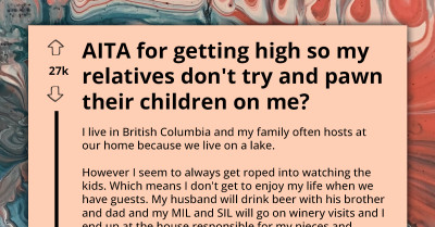 Frustrated Woman Is Getting High At Family Gatherings To Avoid Babysitting