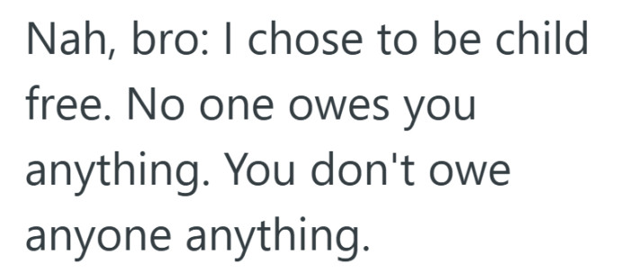 Every holiday debate has at least one person ready to drop the “nobody owes anybody” truth bomb.