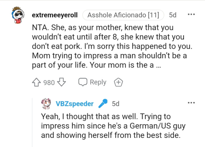 Redditors trooped to the comments to drop their thoughts about the story, and here are some of the top replies below