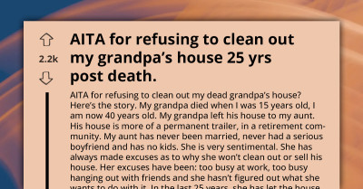 Woman Refuses to Deal with Her Aunt’s 25-Year Mess, Starts Family Drama