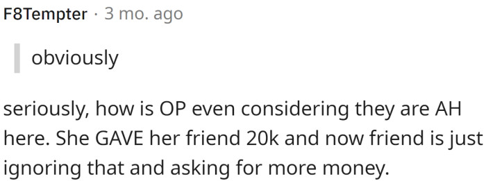 This is the bottom line: