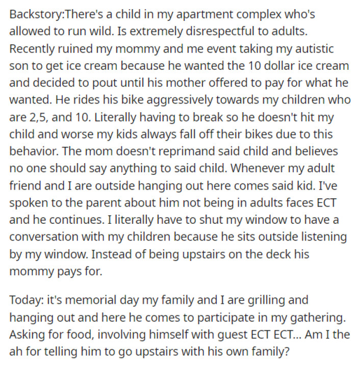 OP's post is pretty self-explanatory, and they go into great detail in explaining what they've been dealing with.