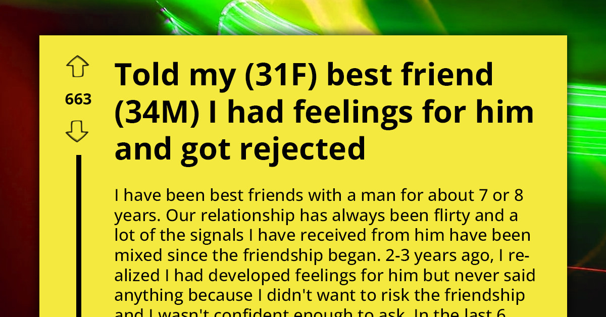 Woman Seeks Guidance On Coping After Her Male Best Friend Rejects Her Romantic Confession