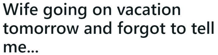 OP starts his story: