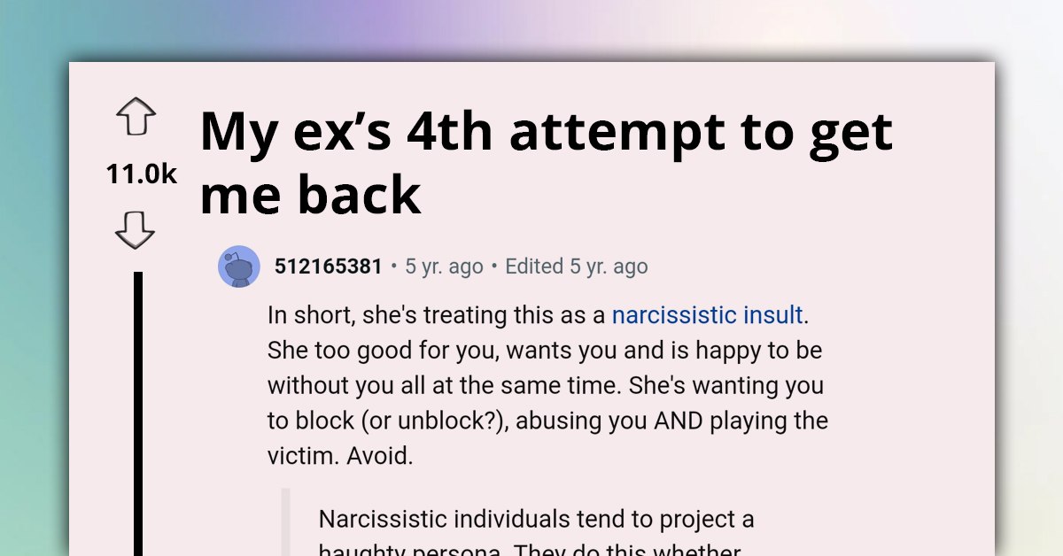 Man Cries Out As His Ex Keeps Trying To Get Him Back Despite His Constant Refusal