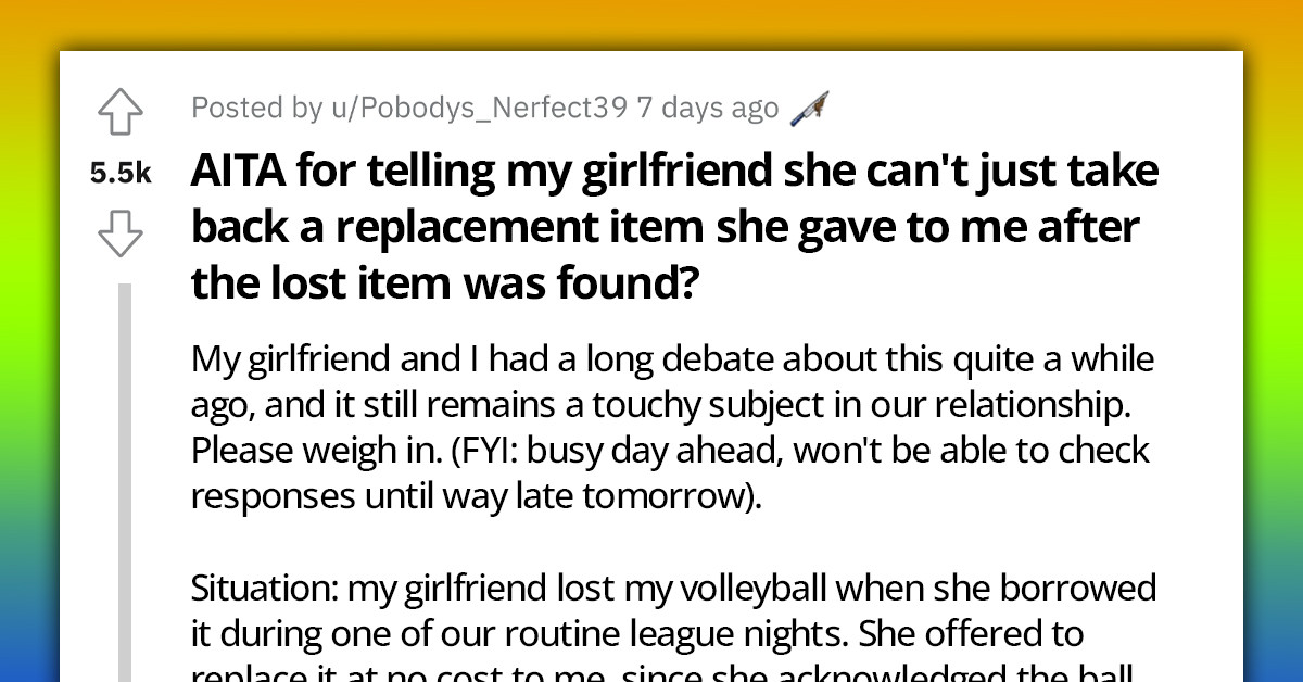 This Exhausting and Ridiculous Relationship Conflict Over a Volleyball Will Make You Appreciate Your Relationship Even More