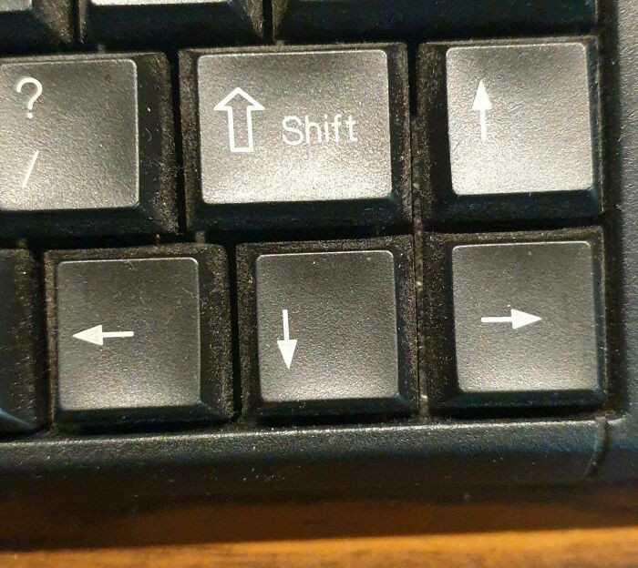 "My Keyboard At Work. This Should Be Illegal"