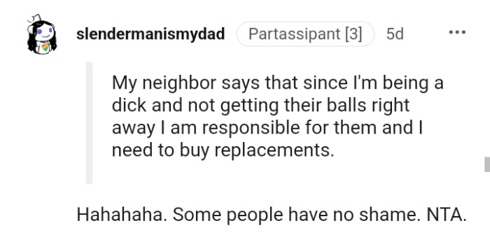 Some people have no shame at all.